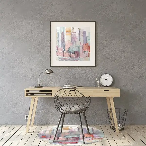Tapis de chaise de bureau Ville