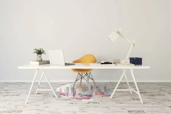 Tapis de chaise de bureau Ville