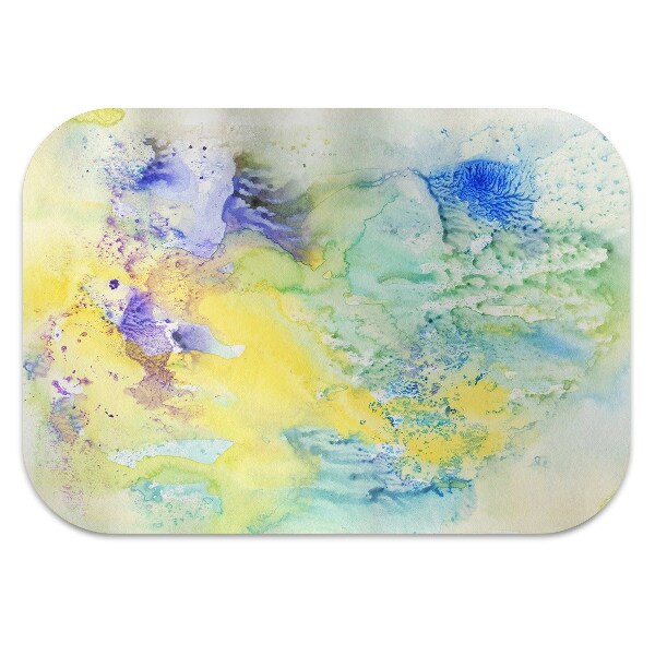 Tapis pour chaise de bureau Taches colorées