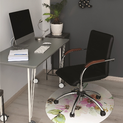 Tapis pour chaise de bureau Bouquet de fleurs