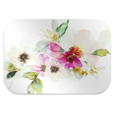 Tapis pour chaise de bureau Bouquet de fleurs