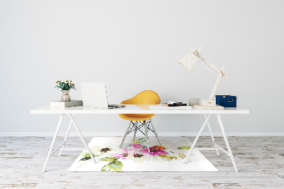 Tapis pour chaise de bureau Bouquet de fleurs