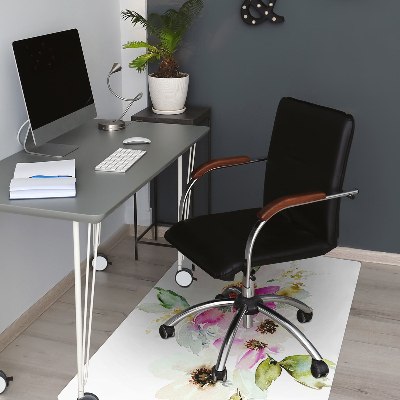 Tapis pour chaise de bureau Bouquet de fleurs