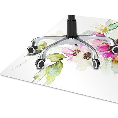 Tapis pour chaise de bureau Bouquet de fleurs