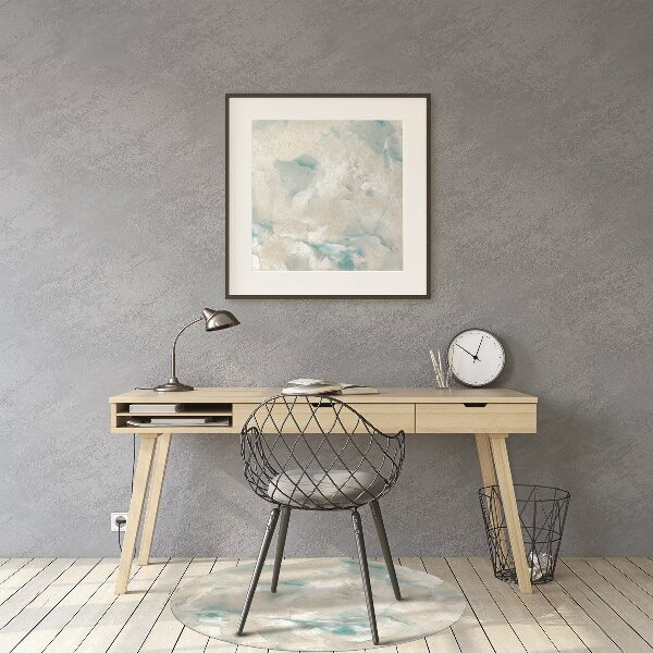 Tapis de chaise Abstraction de marbre