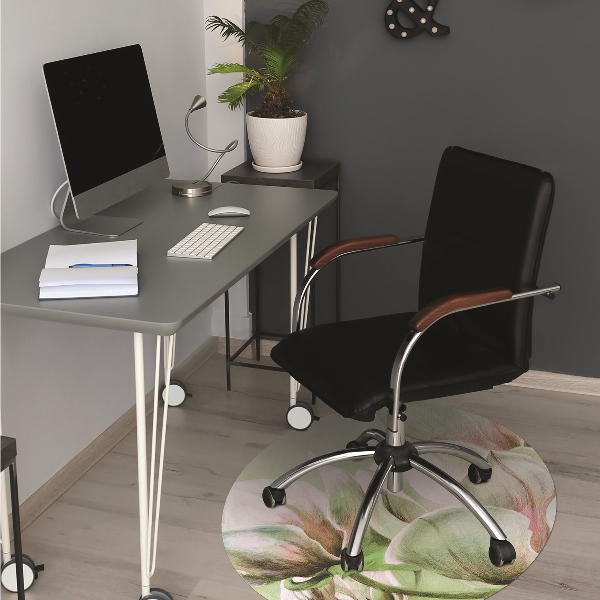 Tapis de chaise de bureau Fleurs de magnolia