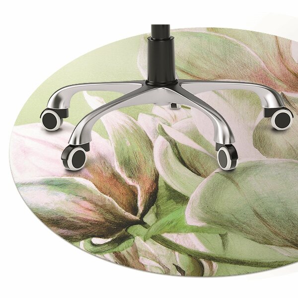 Tapis de chaise de bureau Fleurs de magnolia