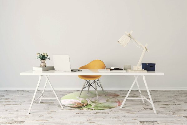 Tapis de chaise de bureau Fleurs de magnolia