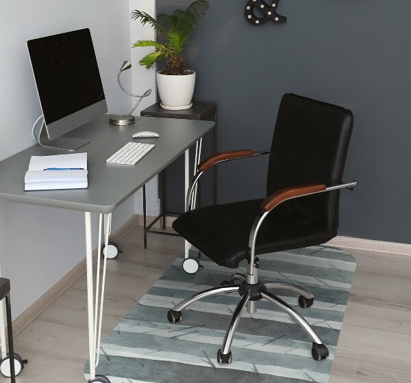 Tapis bureau Modèle de rayures 3D