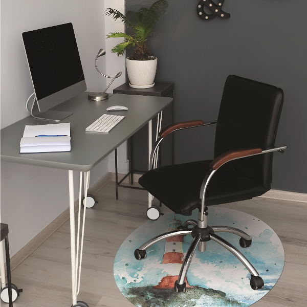 Tapis de chaise de bureau Phare
