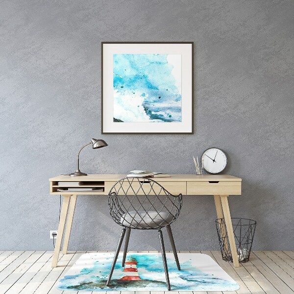 Tapis de chaise de bureau Phare