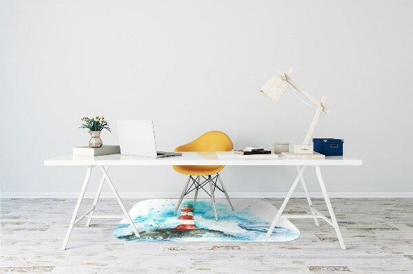 Tapis de chaise de bureau Phare