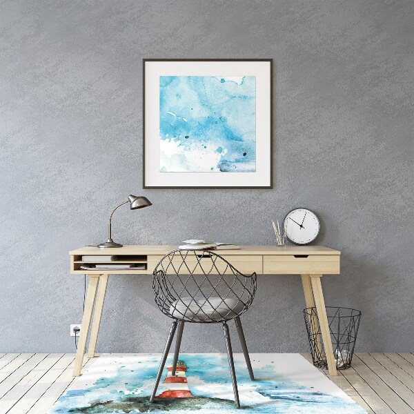Tapis de chaise de bureau Phare