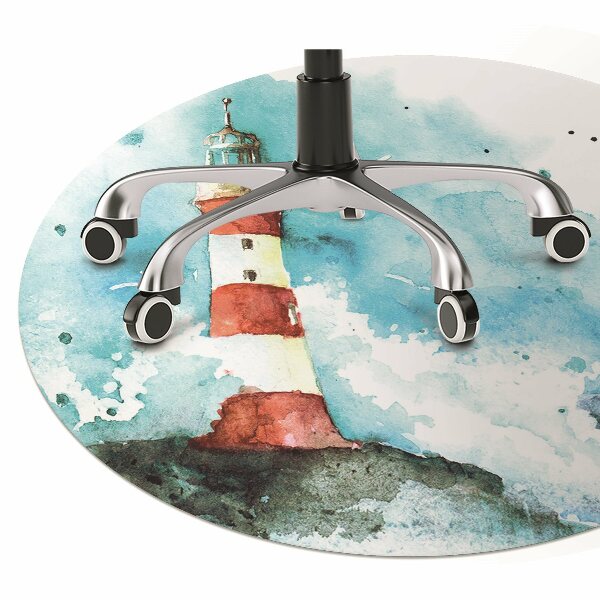 Tapis de chaise de bureau Phare