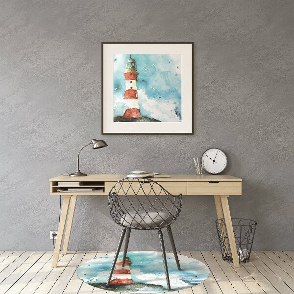 Tapis de chaise de bureau Phare