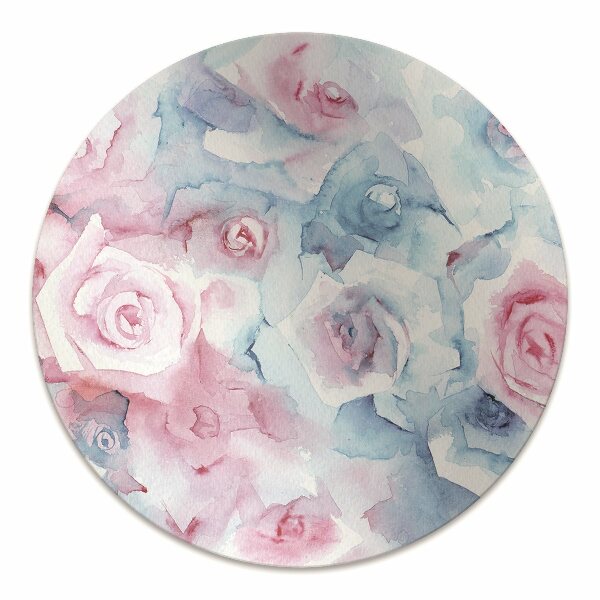 Tapis protège sol Fleurs pastel