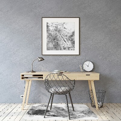 Tapis pour chaise de bureau Paysage de montagne