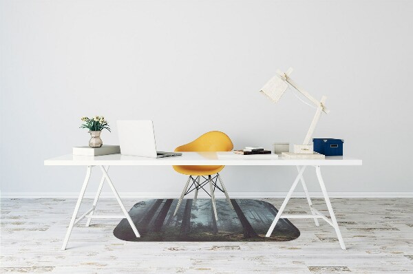 Tapis bureau Forêt brumeuse
