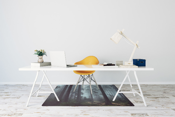 Tapis bureau Forêt brumeuse