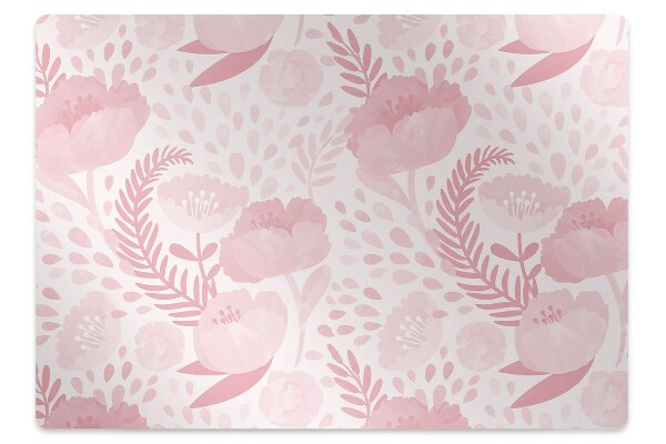 Tapis bureau Rose maki