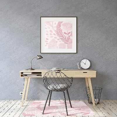 Tapis bureau Rose maki