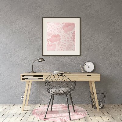 Tapis bureau Rose maki