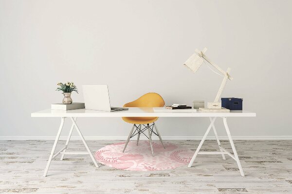 Tapis bureau Rose maki