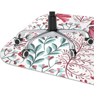 Tapis pour chaise de bureau Motif floral