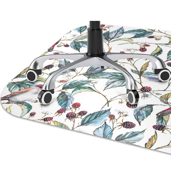 Tapis protège sol Oiseaux à frambose