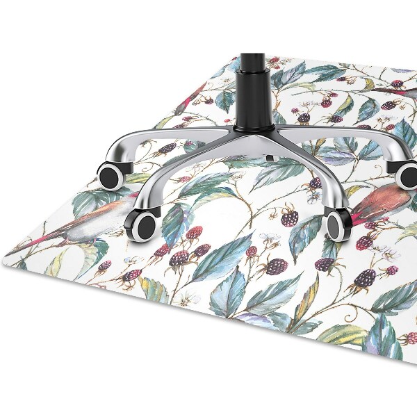 Tapis protège sol Oiseaux à frambose