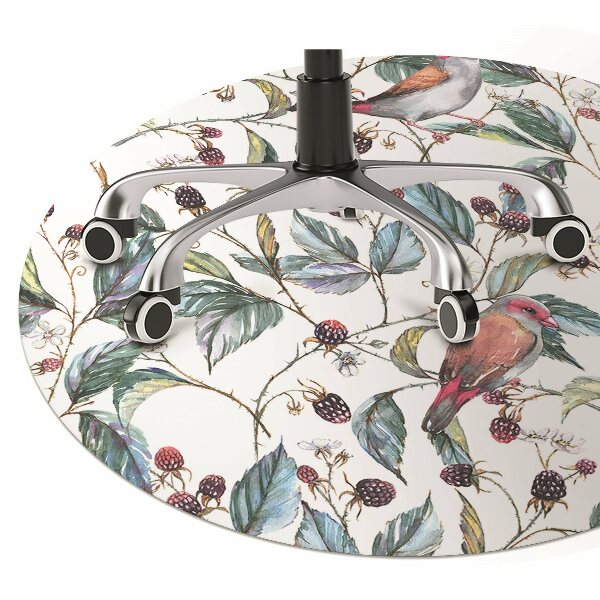 Tapis protège sol Oiseaux à frambose