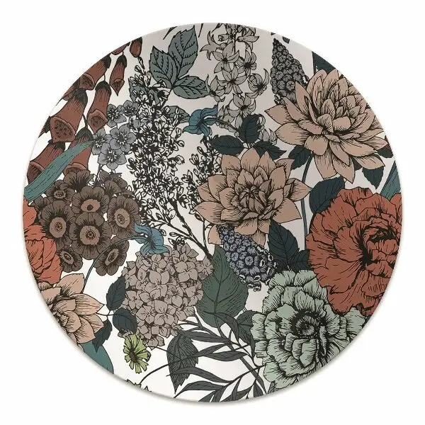 Tapis de chaise Fleurs rétro