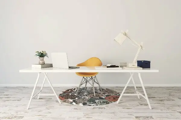 Tapis de chaise Fleurs rétro
