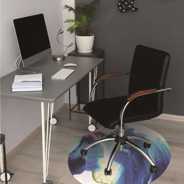 Tapis protège sol Taches bleues