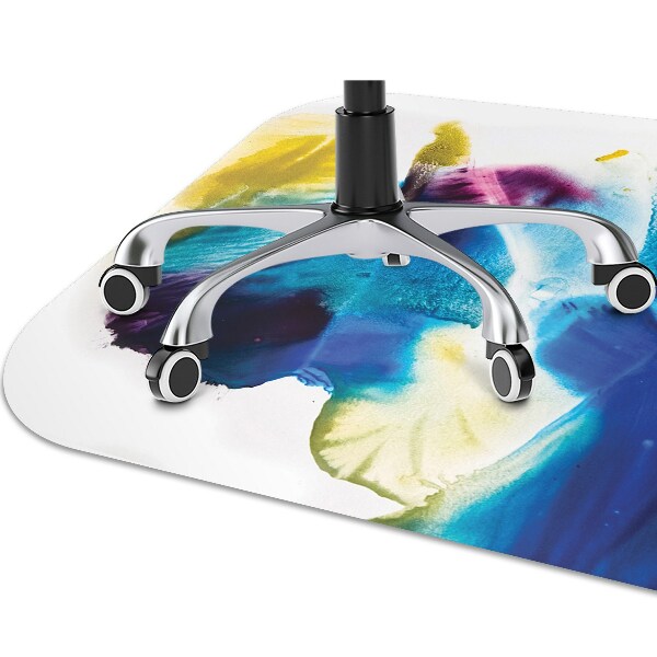 Tapis protège sol Taches bleues