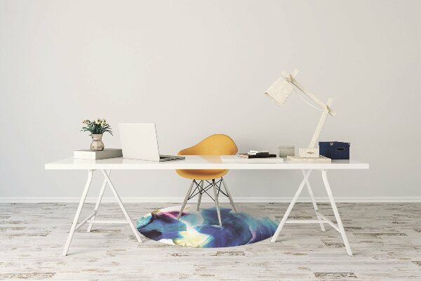 Tapis protège sol Taches bleues