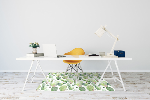 Tapis pour chaise de bureau Cacti tropical