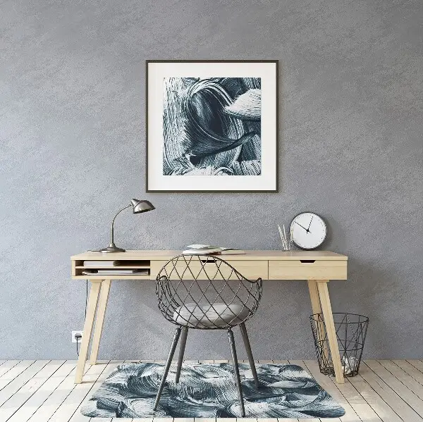 Tapis de chaise de bureau Bohomazie