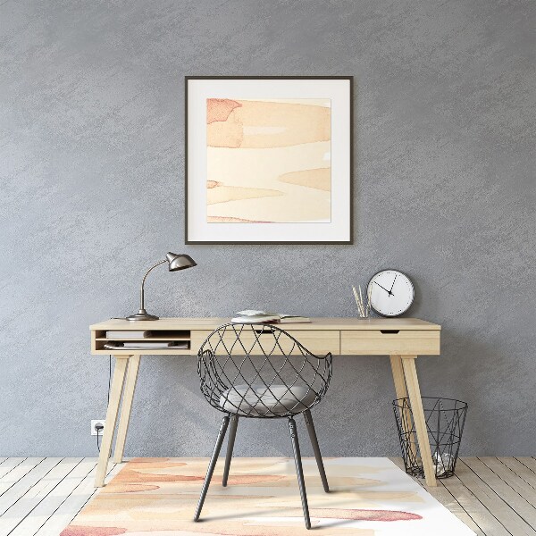 Tapis bureau Lignes jaunes