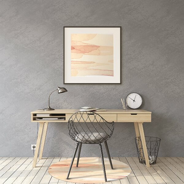 Tapis bureau Lignes jaunes