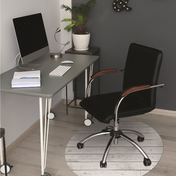 Tapis de chaise de bureau Planches de bois