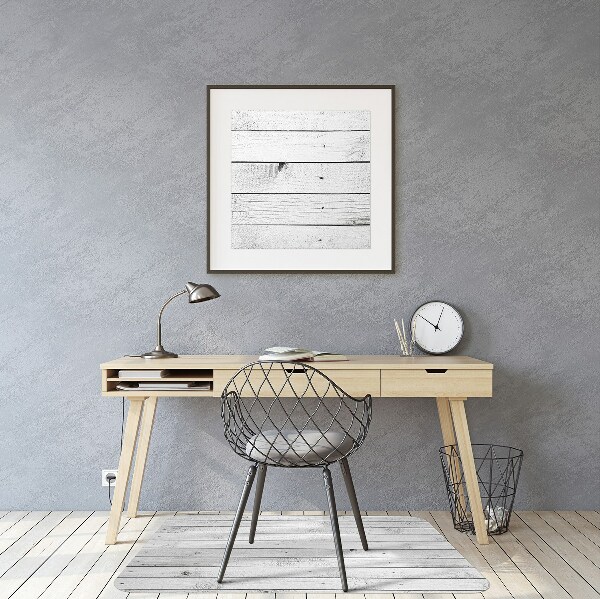 Tapis de chaise de bureau Planches de bois