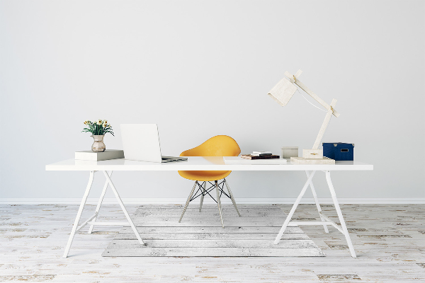 Tapis de chaise de bureau Planches de bois