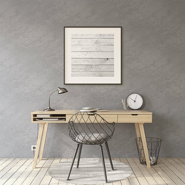 Tapis de chaise de bureau Planches de bois