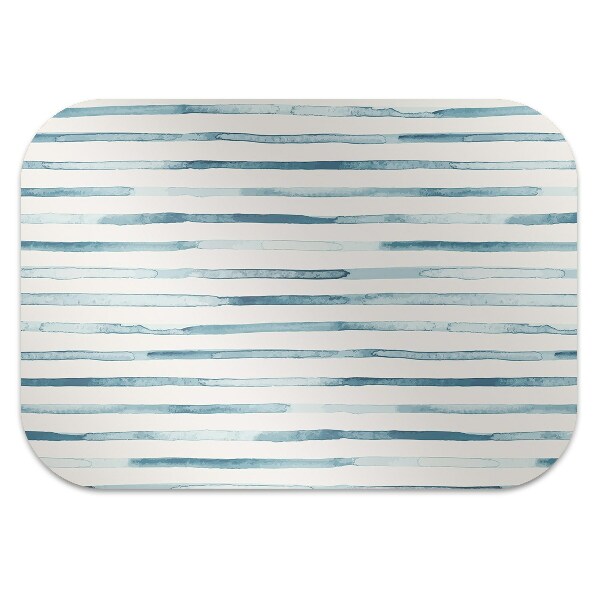Tapis protège sol Lignes bleues
