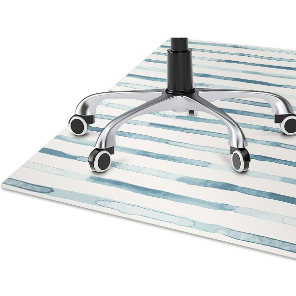 Tapis protège sol Lignes bleues