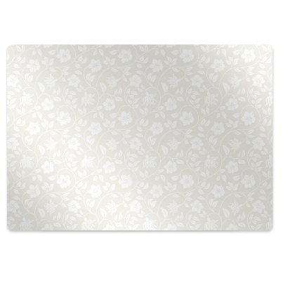 Tapis protège sol Papier peint floral