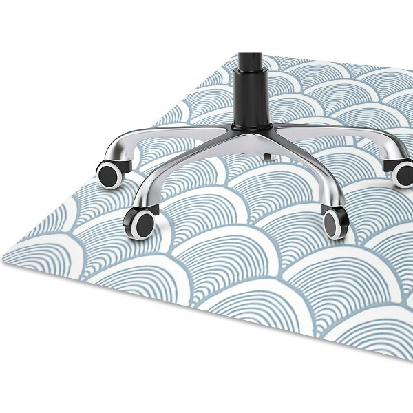 Tapis protège sol Modèle d'échelles de poisson