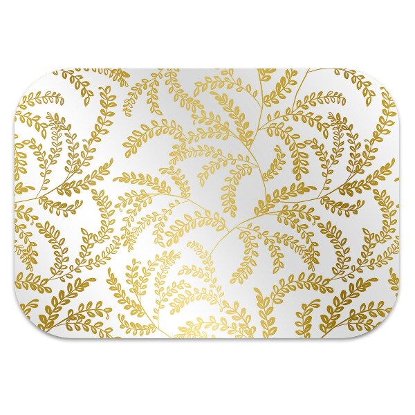 Tapis de chaise feuilles d'or