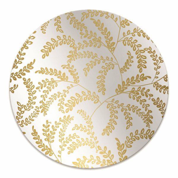 Tapis de chaise feuilles d'or